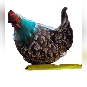Vibrant Ceramic Rooster, Like New